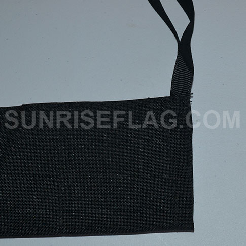BLACK COTTON TAPE SEWN INSIDE-----STRONG ENOUGHT AND EASY INSTALATION!